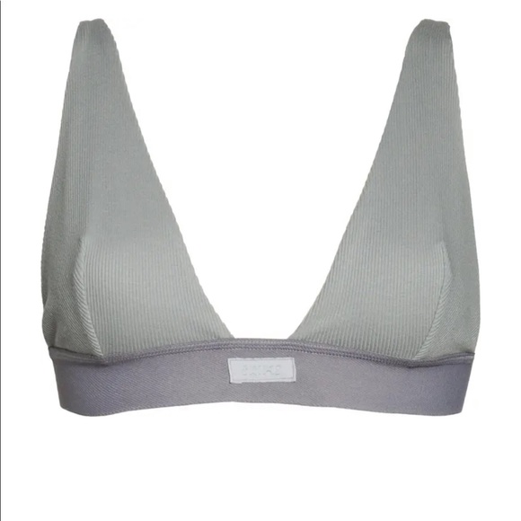 SKIMS Cotton Plunge Bralette - Picture 1 of 6